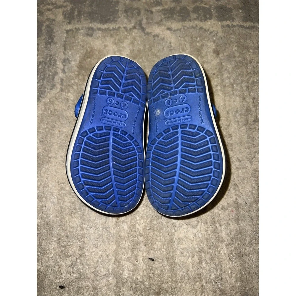 Crocs Toddler/Little Kid's Crocband‎ Clogs Sandals Shoes Blue C 4/5